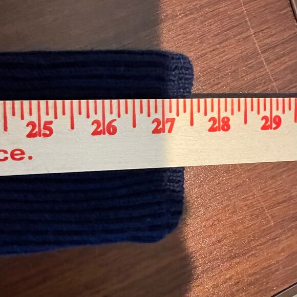 Ralph Lauren LRL Peplum Sweater Women’s Size Medium Navy Gold Buttons Nautical - Picture 11 of 11